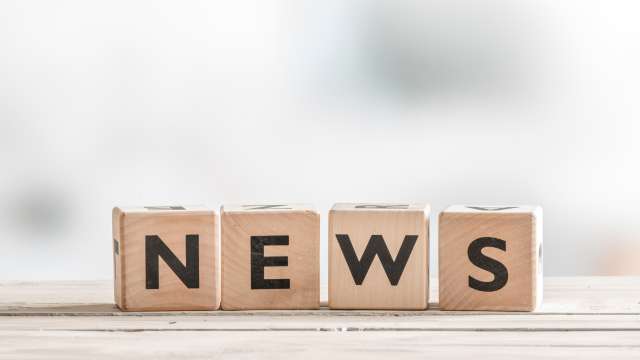Blocks spelling out the word News