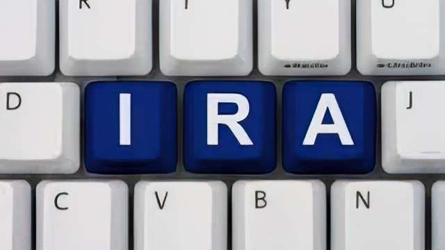 IRA spelled out on keyboard