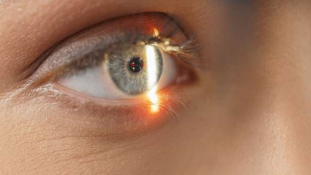 Closeup of a human eye