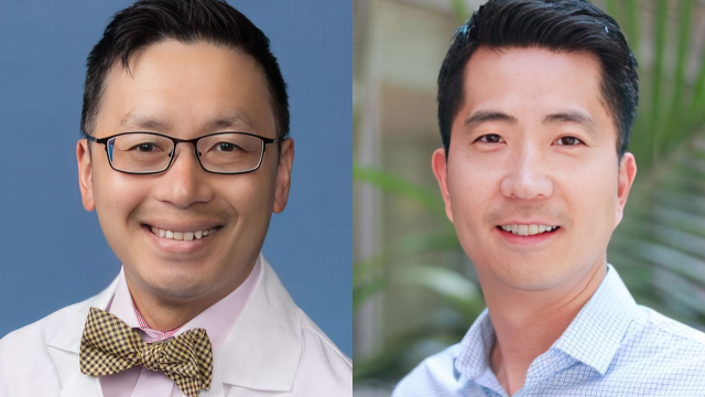 Dr. Jason Chiang and Dr. Kyung Sung of the Department of Radiological Sciences.