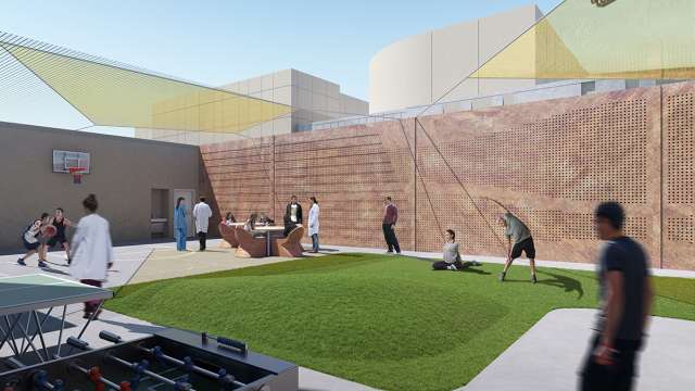 Active Adult Rooftop Garden