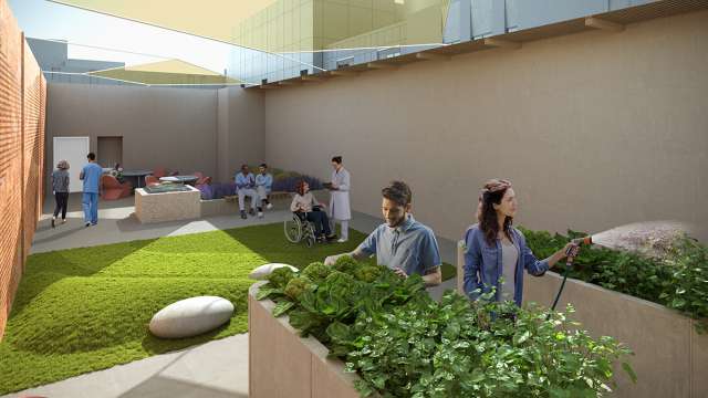 Meditation Garden at UCLA Behavioral Health Campus
