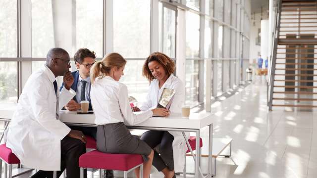 Group of doctor having a meeting