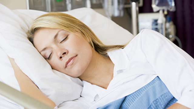 woman sleeping