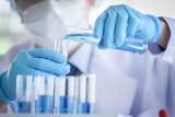 Cancer researcher in lab
