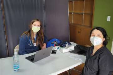 Residents in clinic