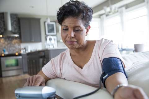 At-home blood pressure