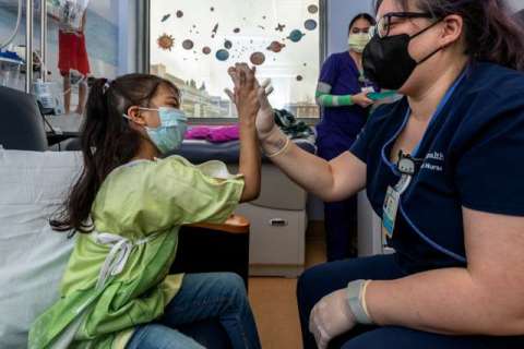 The journey of a blood unit and the child it saves.