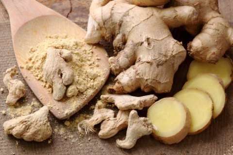 pieces of ginger root