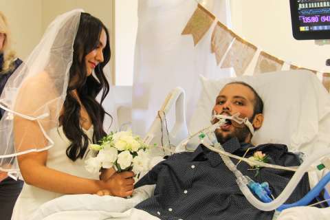 A special wedding ceremony