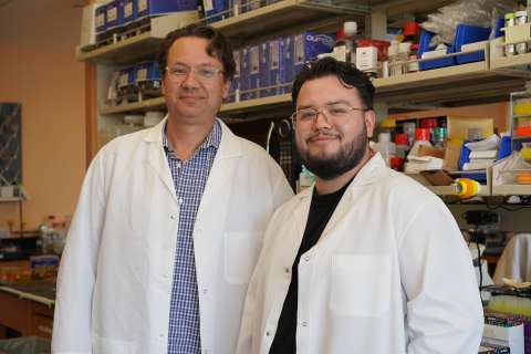 Dr. William Lowry and Carlos Galván 