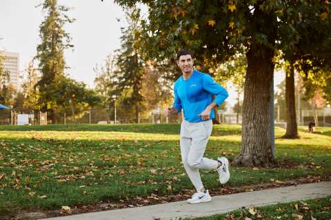 Dr. Josh Goldman running.