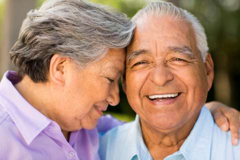 Portrait of senior couple.