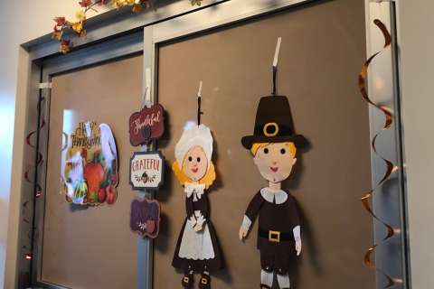 Thanksgiving brought to the hospital room