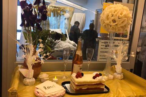 A wedding in the ICU