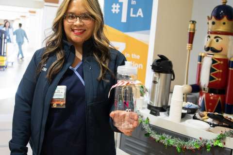 Gina Porras, registered nurse at UCLA Medical Center, Santa Monica.