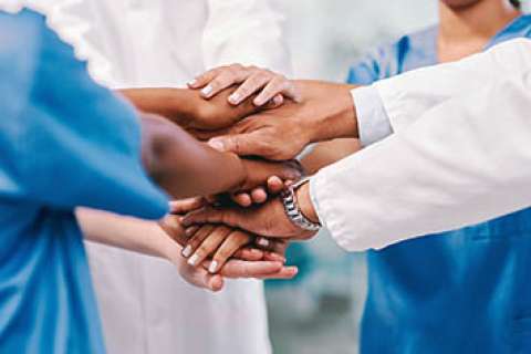 Student Nursing working together 