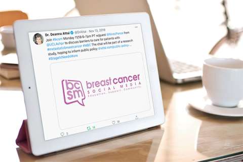 iPad sitting on table