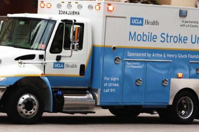 UCLA Health mobile stroke unit ambulance