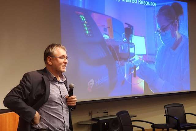 Zoran Galic, PhD, presents at UCLA's 2022 Shared Resources Day