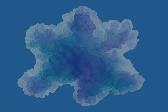 Blue organoid
