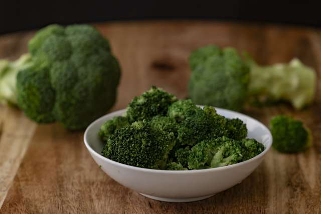A bowl of broccoli
