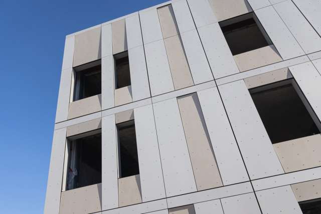 Installed wall panels