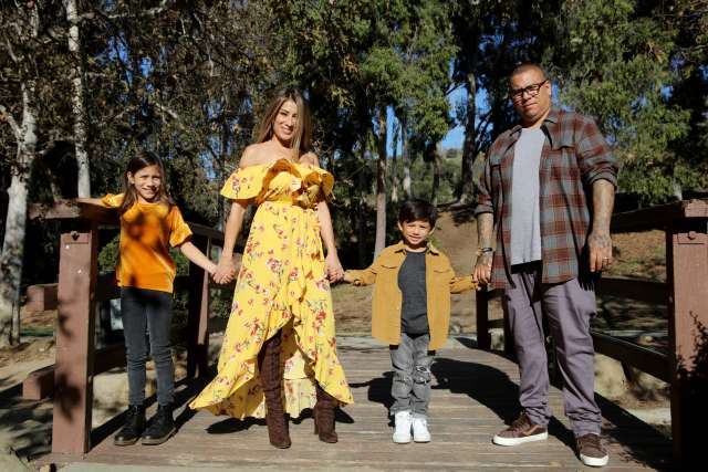 Ruben Salazar and family