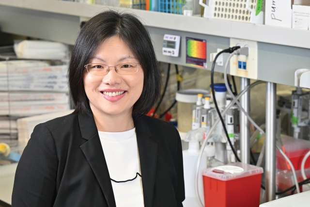 Bishuang Cai, PhD in the Lab