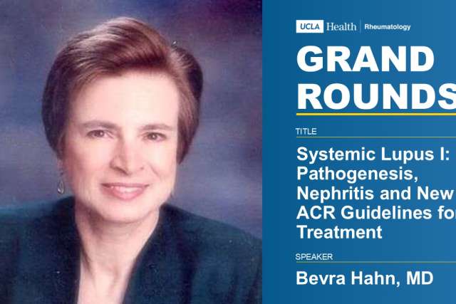 An informational flyer featuring a headshot of Dr. Bevra Hahn