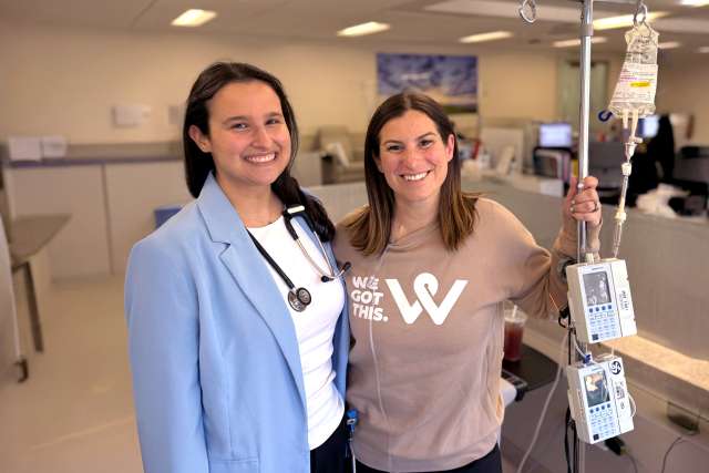 Dr. Marla Lipsyc-Sharf and Elissa Kalver. 