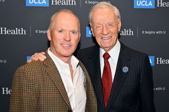 Michael Keaton (left) and Henry Gluck - U Magazine Spring 2023