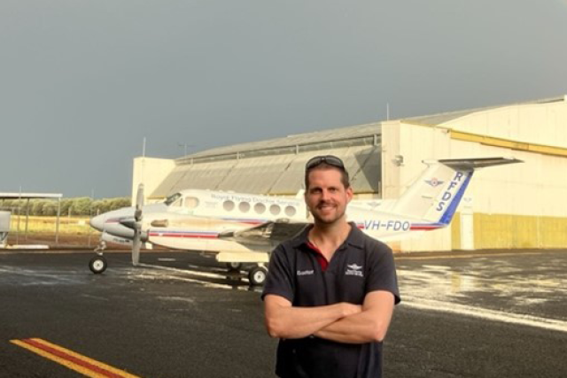 Dr. Matt Desmond is in the Royal Flying Doctor Service in Australia.