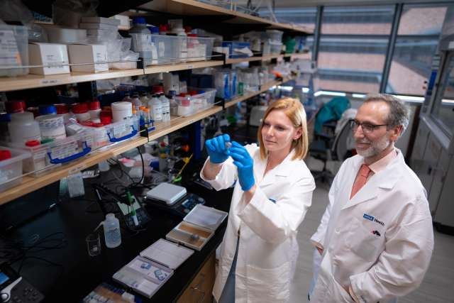 Katie Campbell, PhD, and Antoni Ribas, MD, PhD.