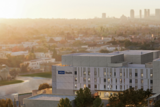 Aerial view of the UCLA Behavioral Health Campus in Los Angeles