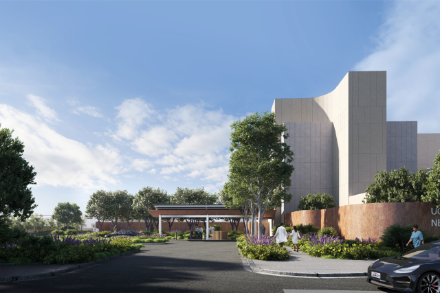 street view of Mid-Wilshire Building Project - Entry