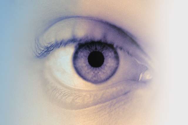 Close up on eye