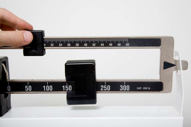 A doctor office scale