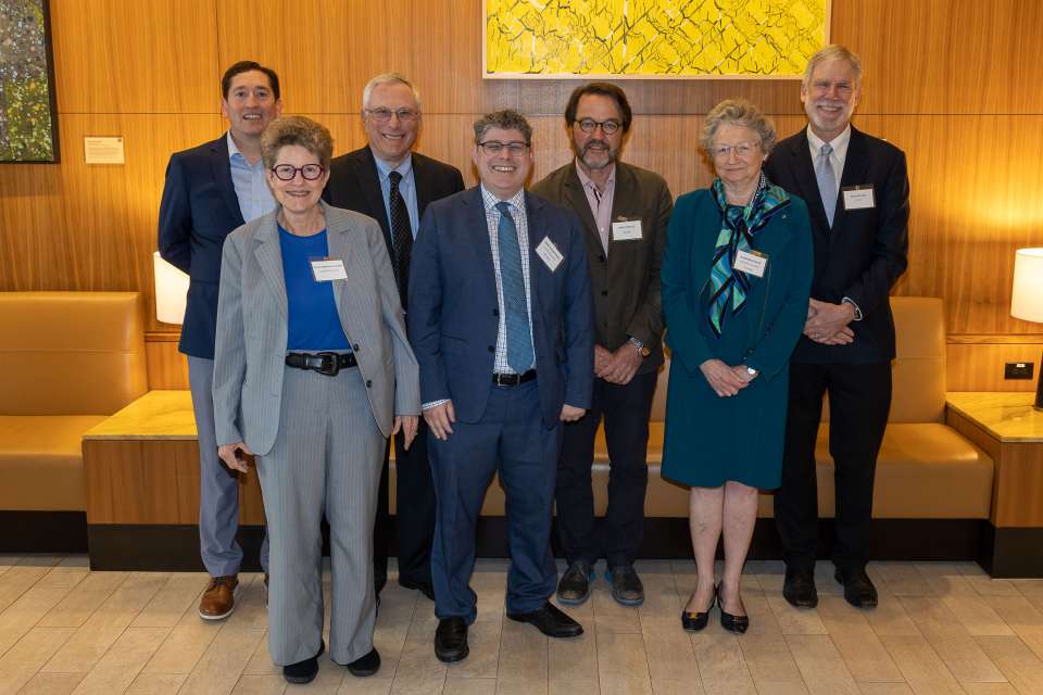 From left: Ellen Wright Clayton, MD, JD, Robert Nussbaum, MD, Aaron Goldberg, PhD, MA, MPH, John Tisdale, MD, Katherine High, MD, Stanley Nelson, MD