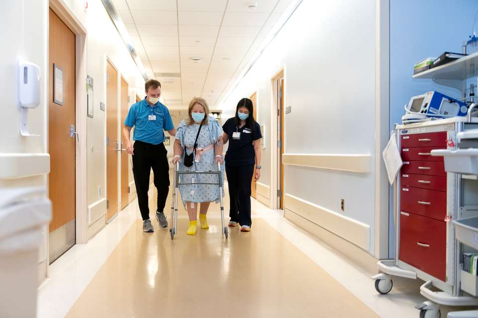 Patient care at UCLA Santa Monica Medical Center