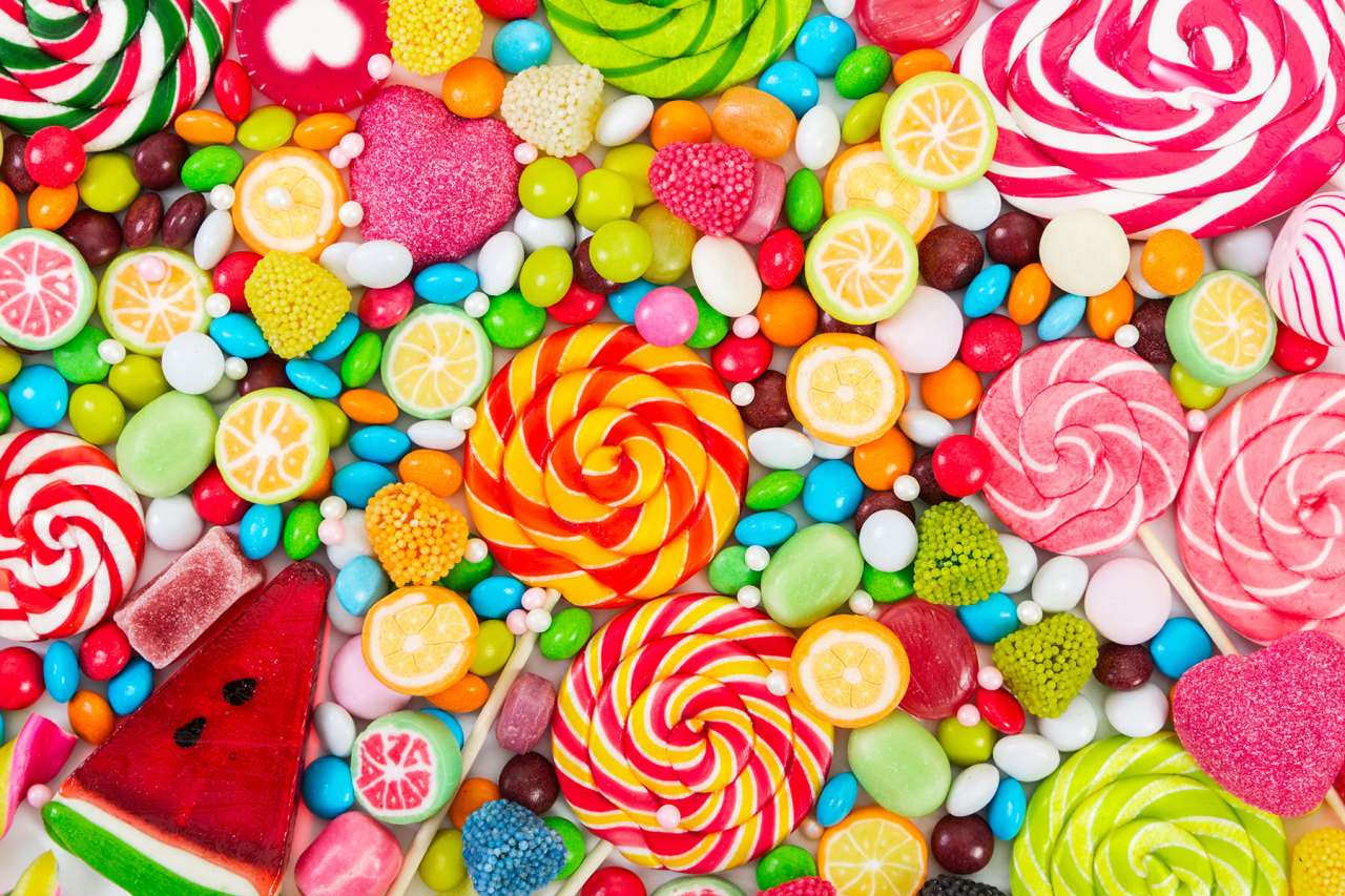 Colorful Sugary Sweets on a Table
