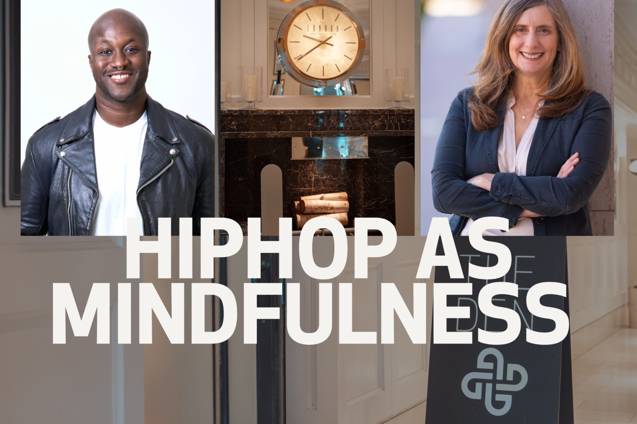 N-PERSON POP*UP - Hip Hop as Mindfulness Sliding Scale West Hollywood, CA | Friday, Oct 17 • 07:15 PM - 08:30 PM PDT • 08:15 PM - 09:30 PM MDT with Diana Winston & Ofosu Jones-Quartey