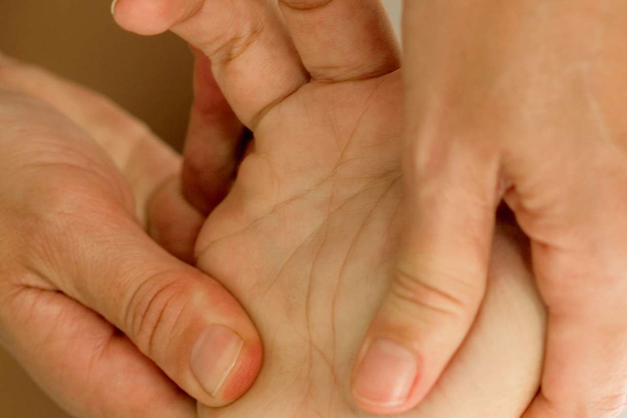 Hand massage