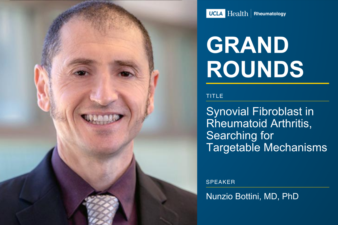 Headshot of Dr. Nunzio Bottini.