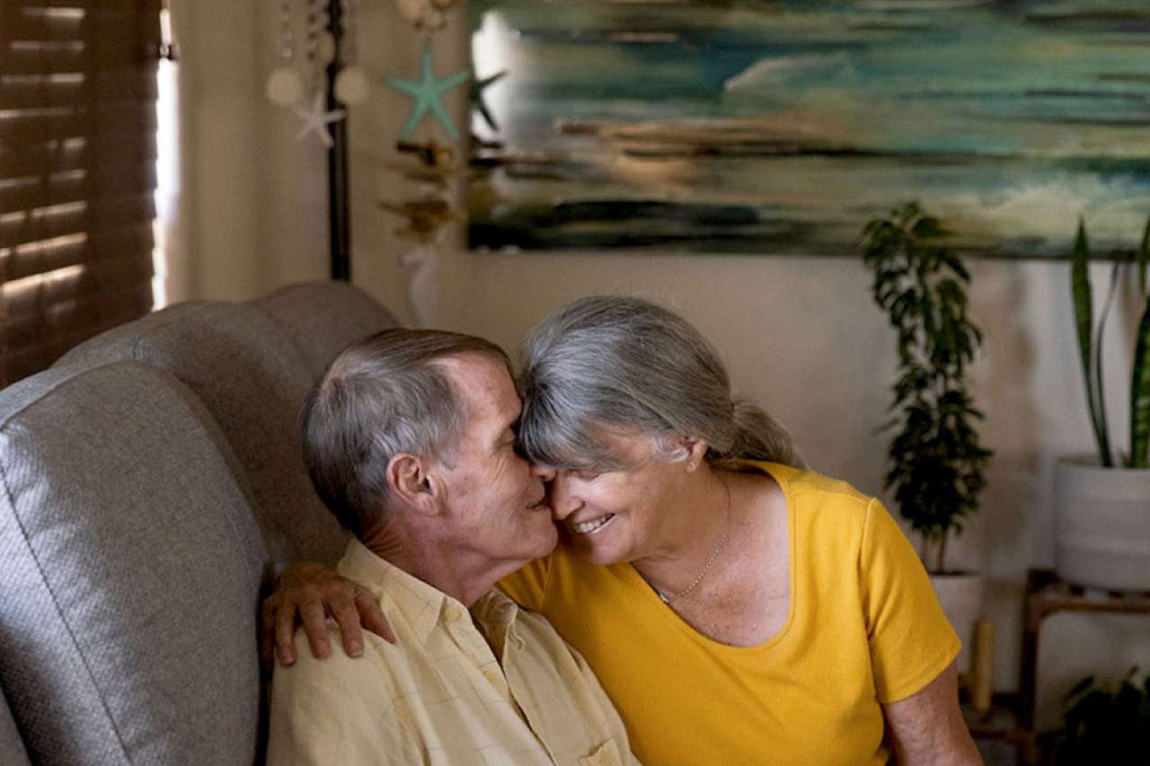Patient with wife