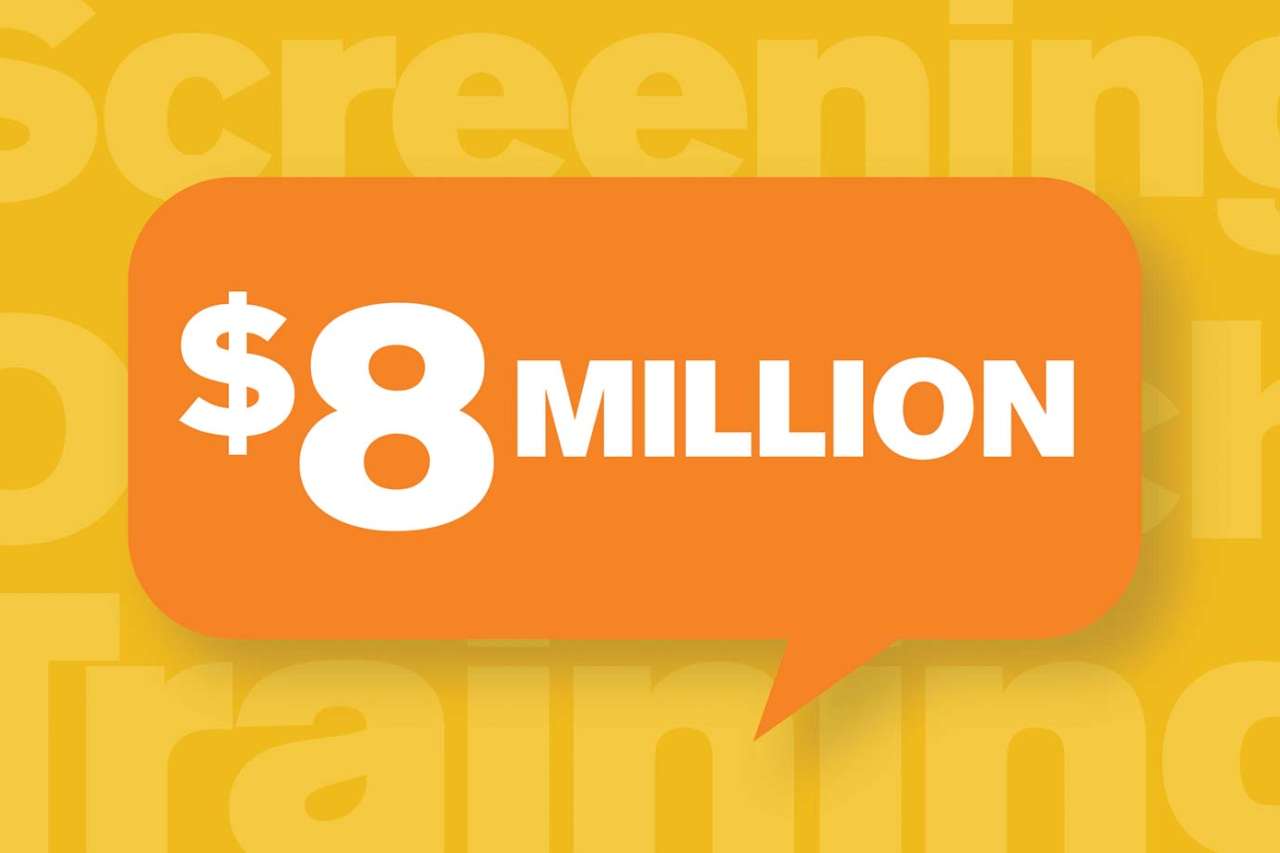 $8 Million illustration
