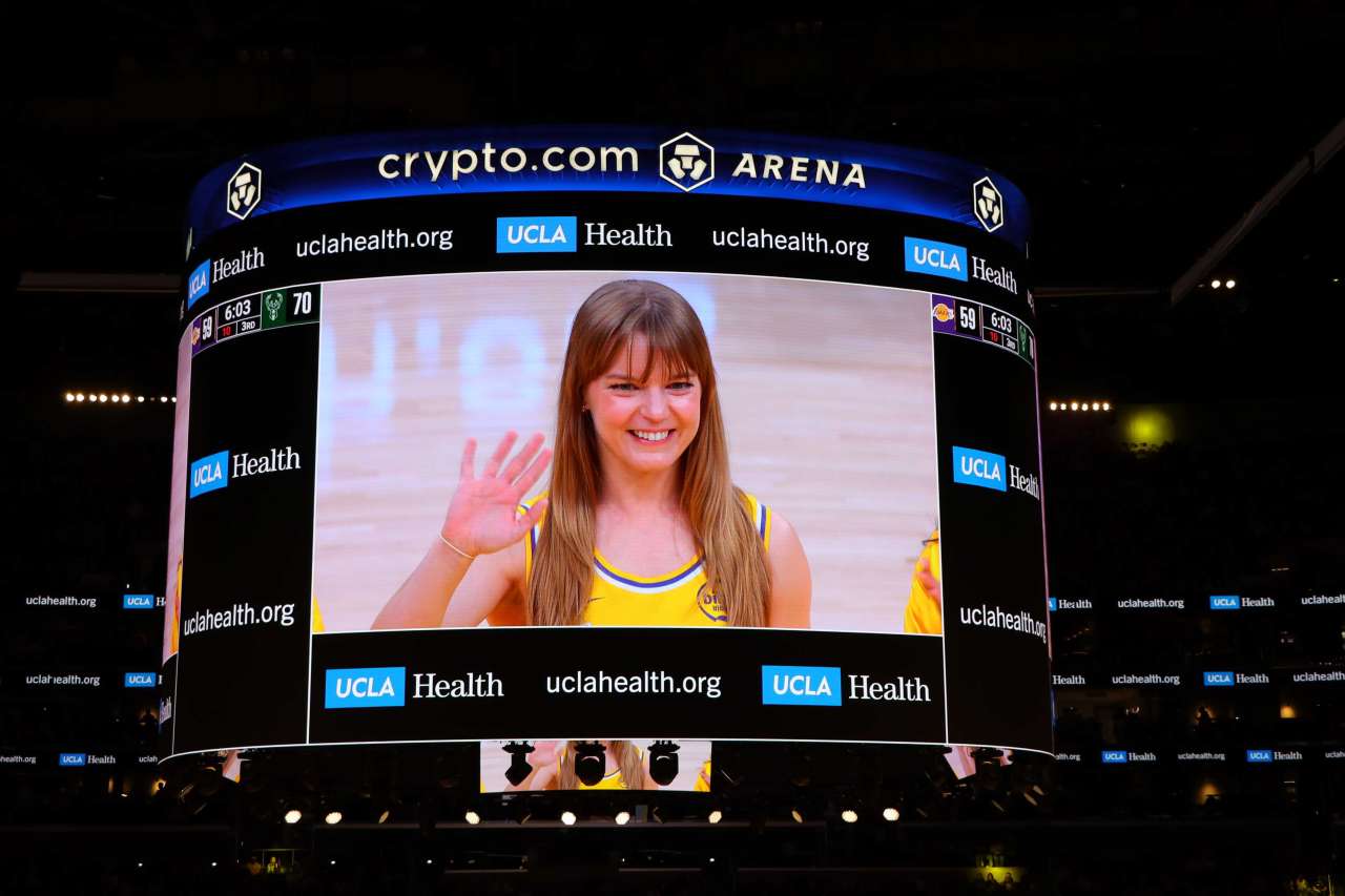 Rachel Tatem was honored as a Laker for a Day