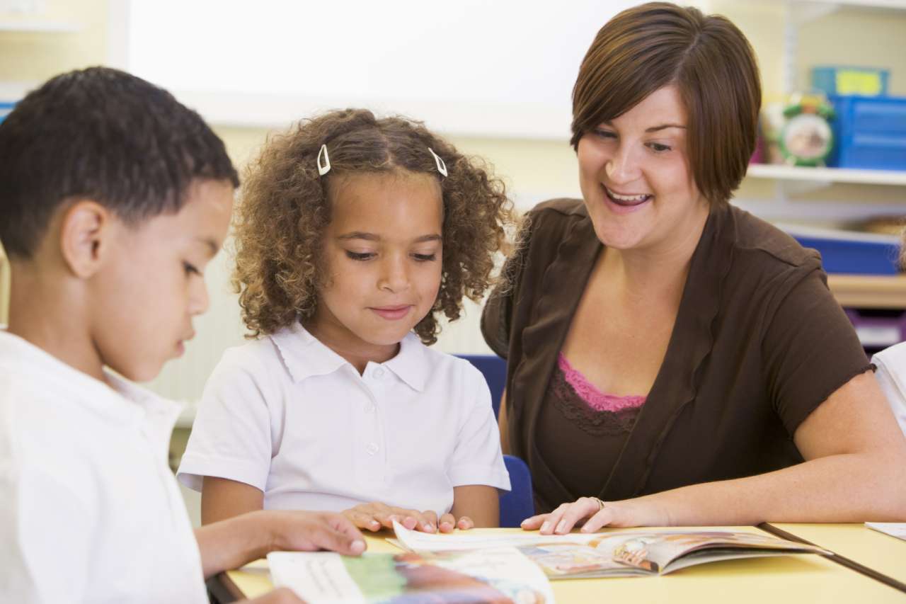 teacher and students