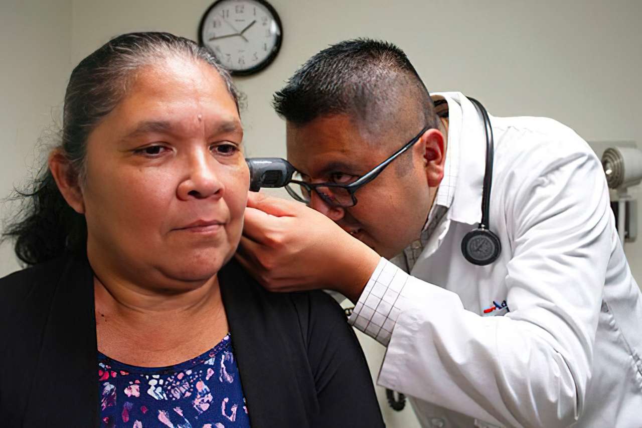 IMG program ear exam 