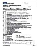 MRI Safety Screening Questionaire Preview